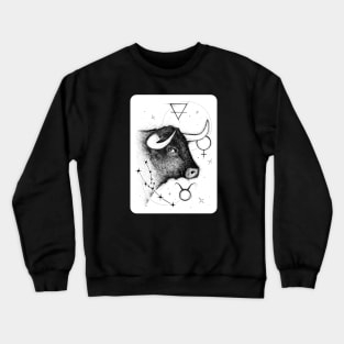 Taurus Zodiac Sign Crewneck Sweatshirt